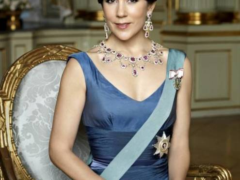 Her Royal Highness Crown Princess Mary of Denmark Christens a New Ship. (VIDEOS)