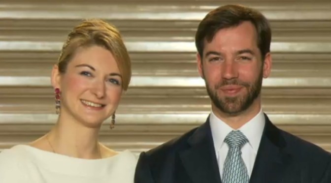 Their Royal Highnesses Hereditary Grand Duke Guillaume and Hereditary Grand Duchess Stéphanie of Luxembourg Visit the Luxembourg Air Rescue.