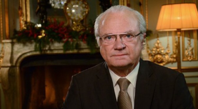 His Majesty King Carl XVI Gustaf of Sweden Delivers His Christmas Speech. (VIDEO)