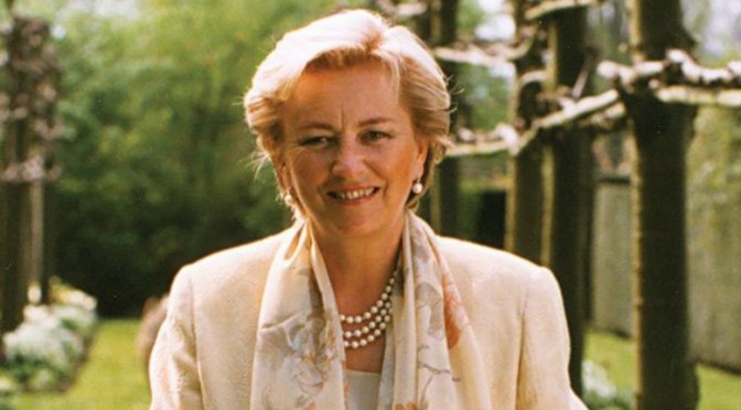 Her Majesty Queen Paola of Belgium Visits the Museum für Kunst-Zeitgenössische Ikob.