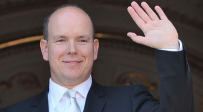 His Serene Highness Prince Albert II of Monaco Swears in a New Aide-de-Camp.