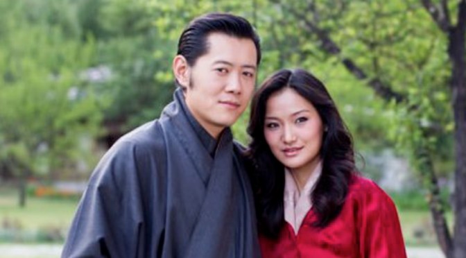 Their Majesties King Jigme Khesar Namgyel Wangchuck and Queen Jetsun of Bhutan Attend the 64th Republic Day Celebrations in India.