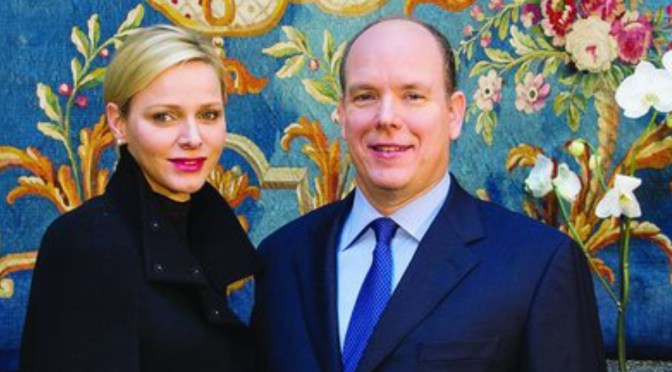 TSHs Prince Albert II and Princess Charlene of Monaco Welcome the United Nations Secretary-General to Monaco. (VIDEOS)