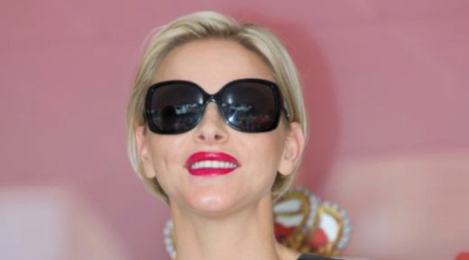 HSH Princess Charlene of Monaco Attends the 2013 Ladies Lunch Monte-Carlo. (VIDEO)