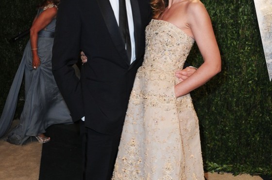 TRHs Prince Emanuele Filiberto and Princess Clotilde of Savoy Attend the 2013 Vanity Fair Oscar Party.