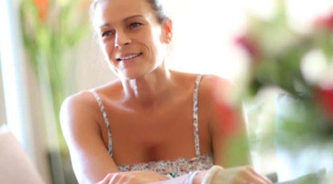 Her Serene Highness Princess Stephanie of Monaco and Her Daughters Attend the Second Day of the 38th Festival International du Cirque de Monte-Carlo.