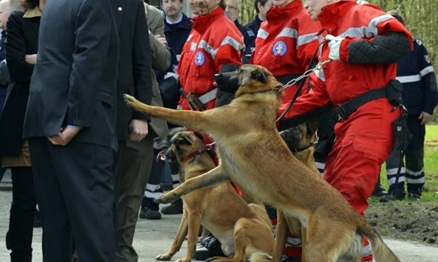 His Majesty King Albert II of Belgium Visits the Civil Protection Services Base in Ghiln.