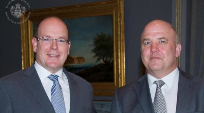 His Serene Highness Prince Albert II of Monaco Holds an Audience.