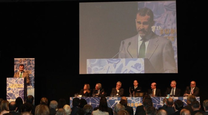 His Royal Highness Prince Felipe of Asturias Presides Over the 7th European Jurist Forum. (VIDEO)