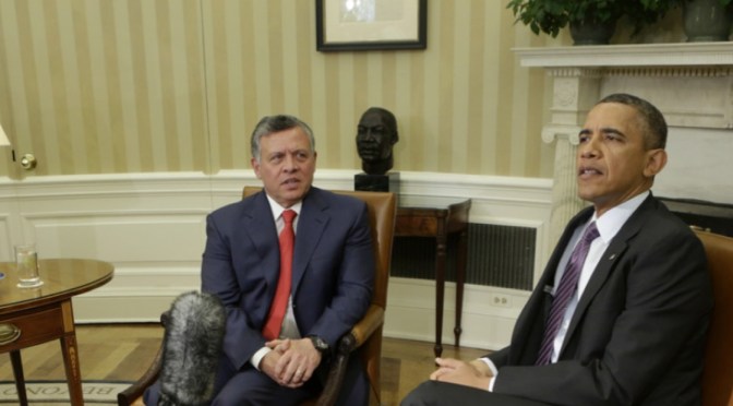 His Majesty King Abdullah II of Jordan Meets With President Barack Obama. (VIDEOS)
