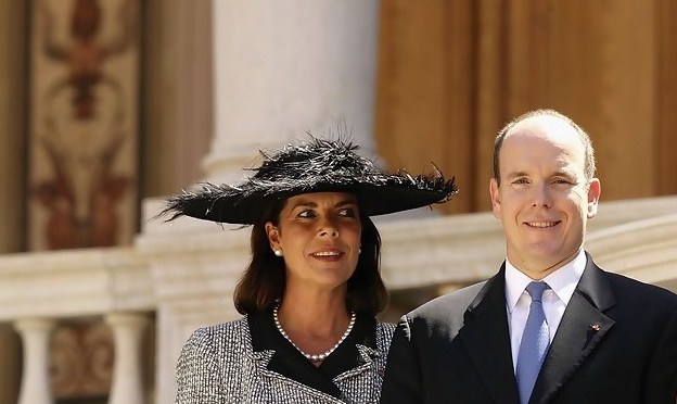 HSH Prince Albert II of Monaco and HRH Princess Caroline of Hanover Attend the 46th Concours International de Bouquets.