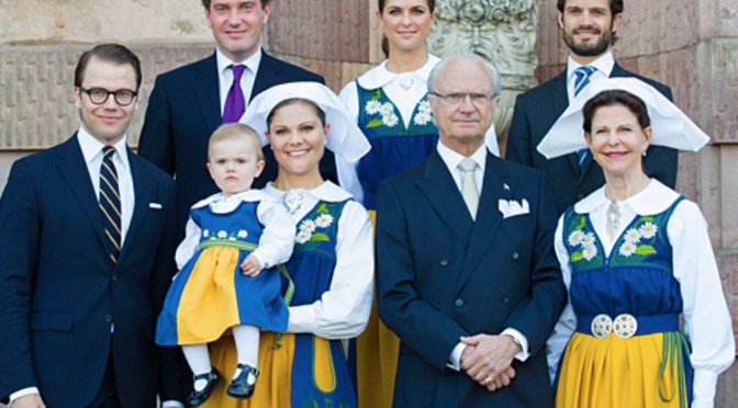 Members of the Swedish Royal Family Celebrate National Day. (VIDEO)