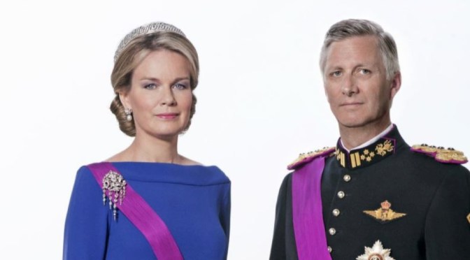 TMs King Philippe and Queen Mathilde of Belgium Visit Leuven. (VIDEOS)
