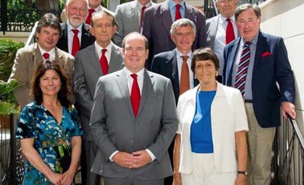 His Serene Highness Prince Albert II of Monaco Participates in a Meeting.