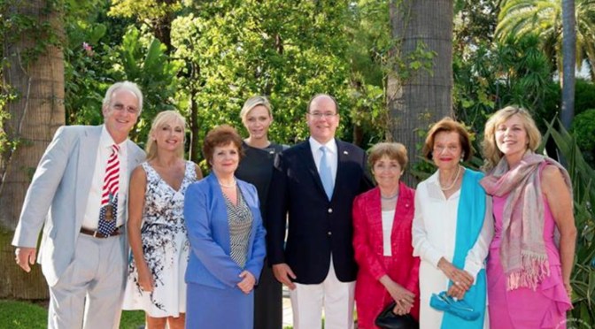 His Serene Highness Prince Albert II of Monaco Presents an Important Medal.