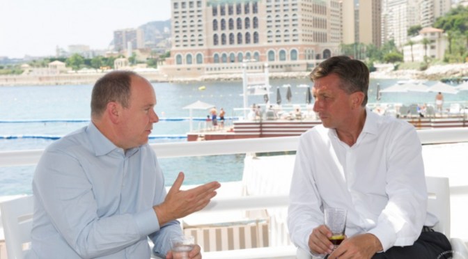 HSH Prince Albert II of Monaco Holds an Audience.