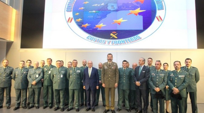 His Royal Highness Prince Felipe of Asturias Inaugurates the Centro de Coordinación de Vigilancia Marítima de Costas y Fronteras.