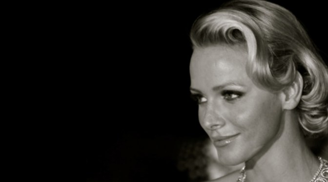 Her Serene Highness Princess Charlene of Monaco Inaugurates an Exhibition.