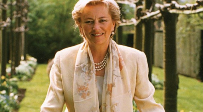 Queen Paola of Belgium Attends a Concert in Brussels.