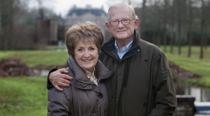 Her Royal Highness Princess Margriet of the Netherlands and Professor Pieter van Vollenhoven in New York City.