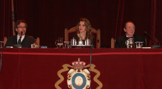 Her Royal Highness Princess Letizia of Asturias Participates in an Induction Ceremony.