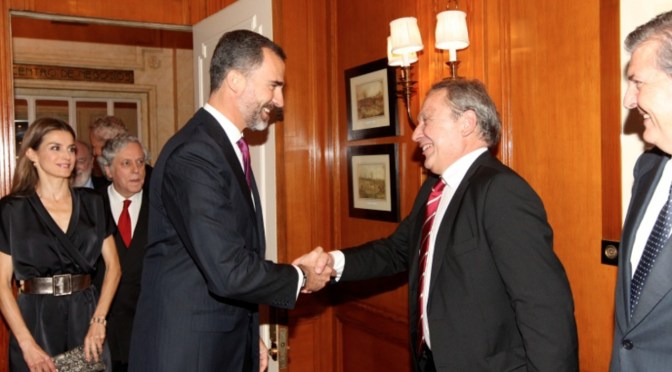 Their Royal Highnesses Prince Felipe and Princess Letizia of Asturias Preside Over an Award Ceremony. (VIDEO)