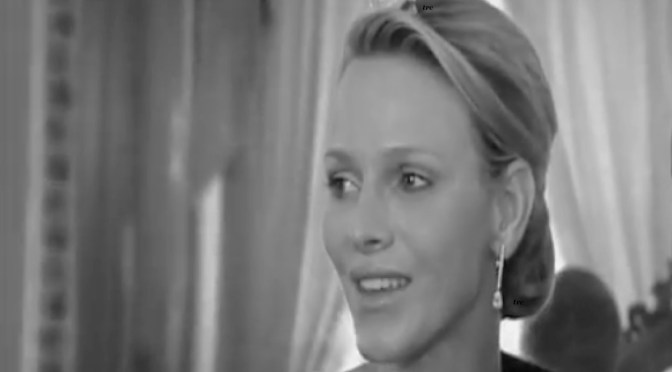 Her Serene Highness Princess Charlene of Monaco Attends the Heineken Cup Quarter-Finals Rugby Match.