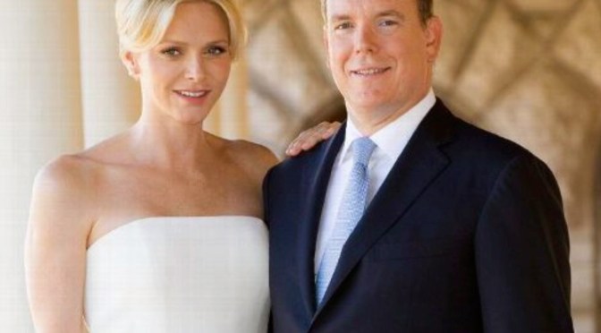 Their Serene Highnesses Prince Albert II and Princess Charlene of Monaco Attend the Evian Championship.