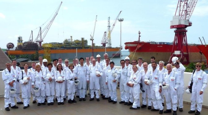 His Serene Highness Prince Albert II of Monaco Visits the SBM Offshore Facilities in Singapore. (VIDEO)