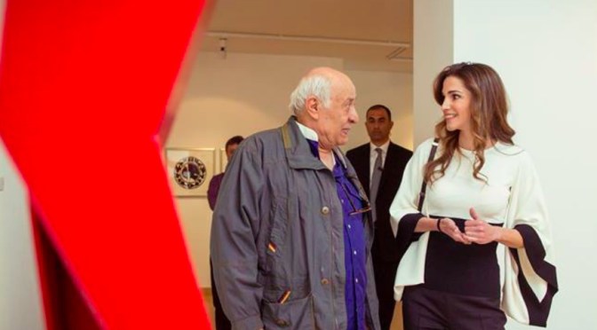 (VIDEO) Her Majesty Queen Rania of Jordan Opens an Exhibit in Amman.