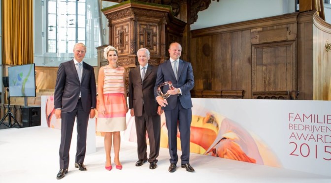 HM Queen Maxima of the Netherlands Attends the 2015 Familiebedrijven Award.