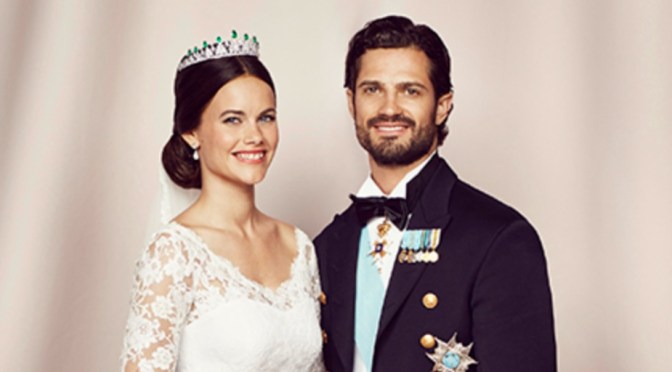 TRHs Prince Carl Philip and Princess Sofia of Sweden: The Official Wedding Photos.