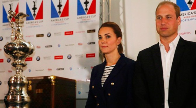(VIDEOS) The Duke and Duchess of Cambridge Attend the America’a Cup World Series.