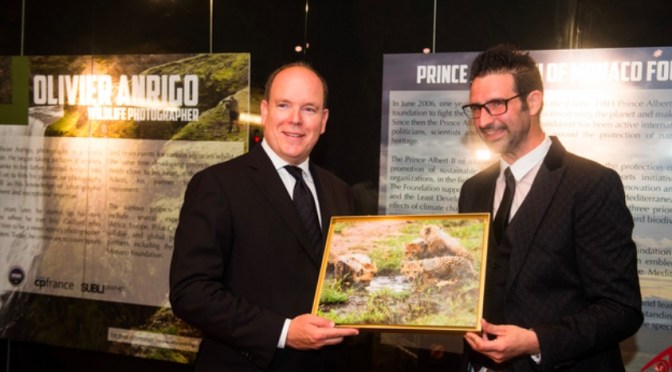 His Serene Highness Prince Albert II of Monaco Views an Exhibition at the Galerie des Pêcheurs.