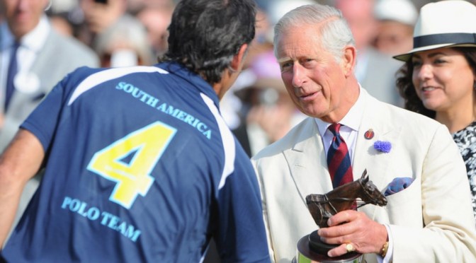 His Royal Highness The Prince of Wales Attends a Charity Polo Match.