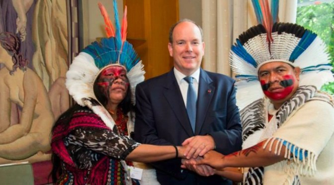 HSH Prince Albert II of Monaco Participates in a Climate Conference.