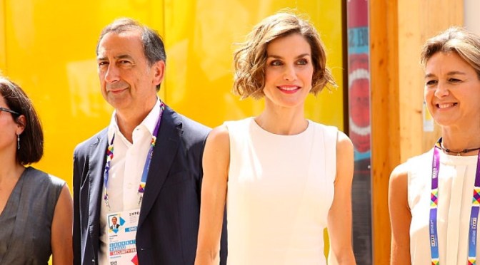 (VIDEO) Her Majesty Queen Letizia of Spain Visits the Milan Expo.