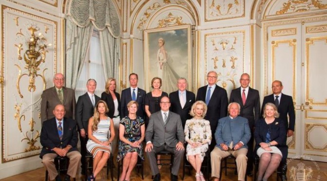 HSH Prince Albert II of Monaco Participates in a Meeting.