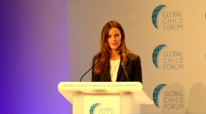(VIDEO) HRH Princess Sofia of Sweden Gives a Speech in South Africa.