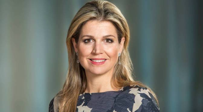 HM Queen Maxima of the Netherlands Attends a Conference in Den Haag.