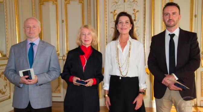 HRH Princess Caroline of Hanover Presides Over the 2015 Prix de la Fondation Prince Pierre.