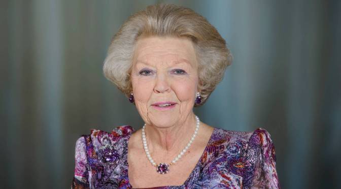 HRH Princess Beatrix of the Netherlands Attends a Celebration in Amsterdam.