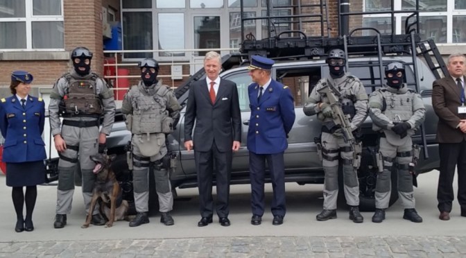(VIDEO) His Majesty King Philippe of Belgium Visits the Police Fédérale.