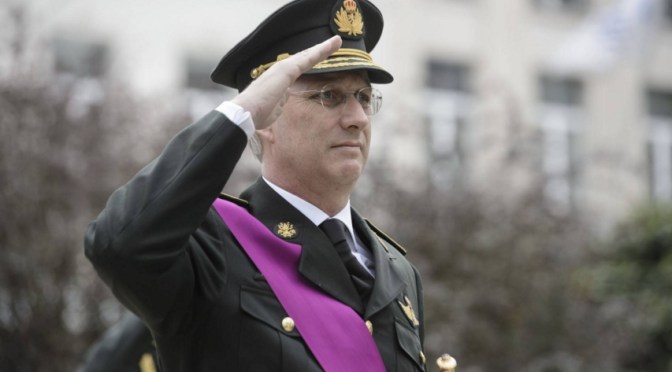 (VIDEO) HM King Philippe of Belgium Participates in a Ceremony at the Colonne du Congrès