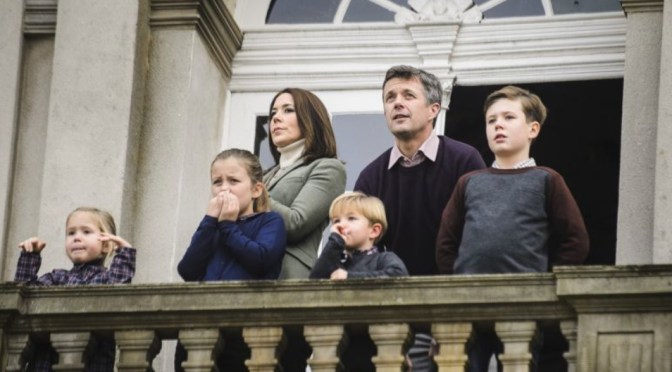 Members of the Danish Royal Family Watch the Traditional Hubertus Jagt.