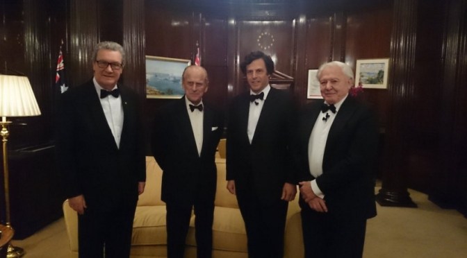 HRH The Duke of Edinburgh Attends a Screening of David Attenborough’s New Documentary.