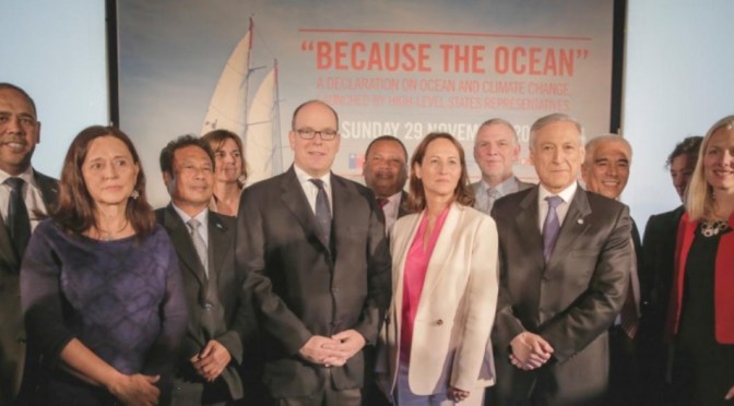 (VIDEO) HSH Prince Albert II Witnesses a Signing of a Declaration.