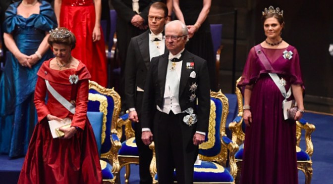 (VIDEOS) Members of the Swedish Royal Family Attend the 2015 Nobel Prize Ceremony.