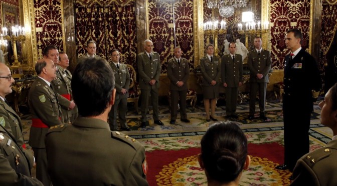 HM King Felipe VI of Spain Holds Audiences.