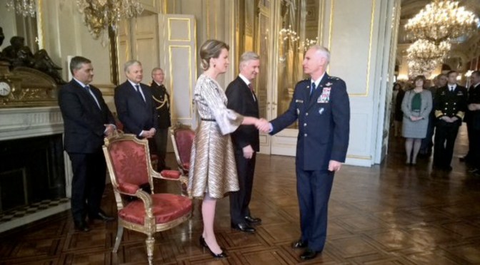 TM King Philippe and Queen Mathilde of Belgium Host a Reception in Brussels.